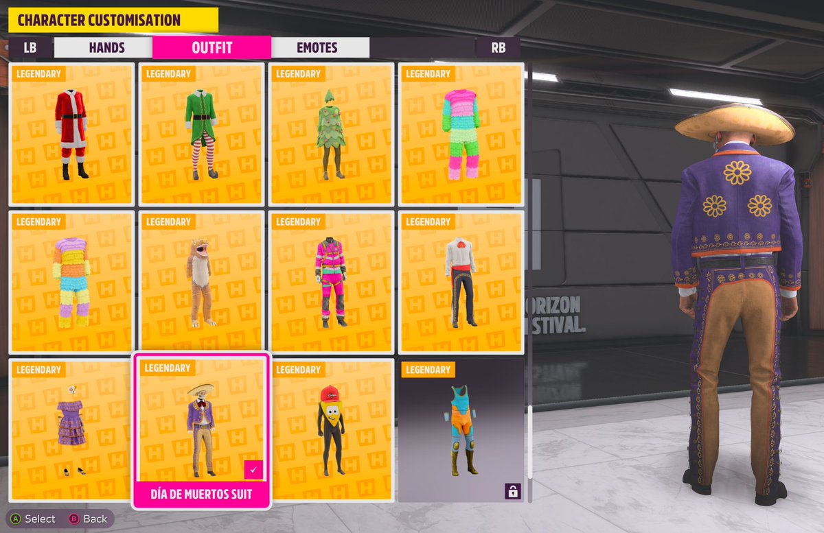 ForzaHorizon5UK's tweet photo. Turn up in style in FH5, with the vibrant Día de Muertos Suit or Dress!
Celebrate the Day of the Dead, Horizon style!! Find these awesome new outfits in your in-game message centre today!
#Forza #FH5 #ForzaHorizon #DiaDeMuertos #DayOfTheDead #Mexico #CharacterCustomisation https://t.co/QuvRLCw2Xe