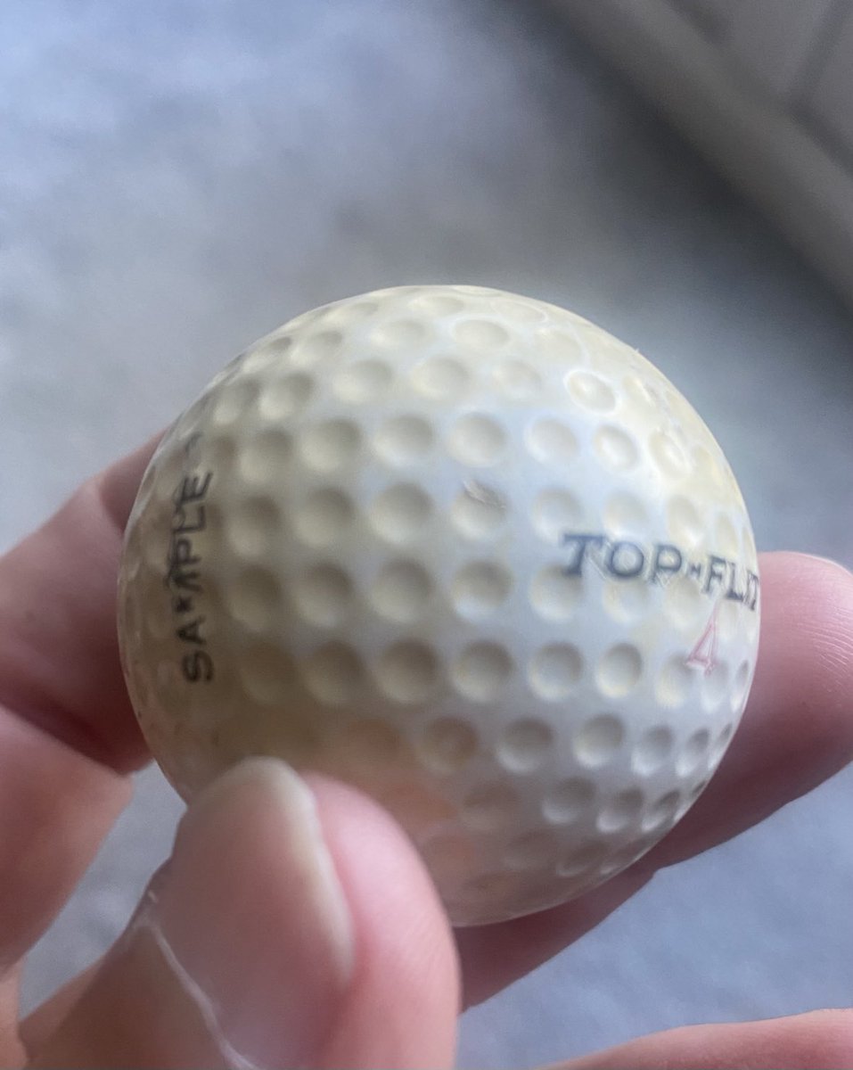 Found on the course yesterday, 1.62 TopFlite stamped Sample.Any ideas how old ?