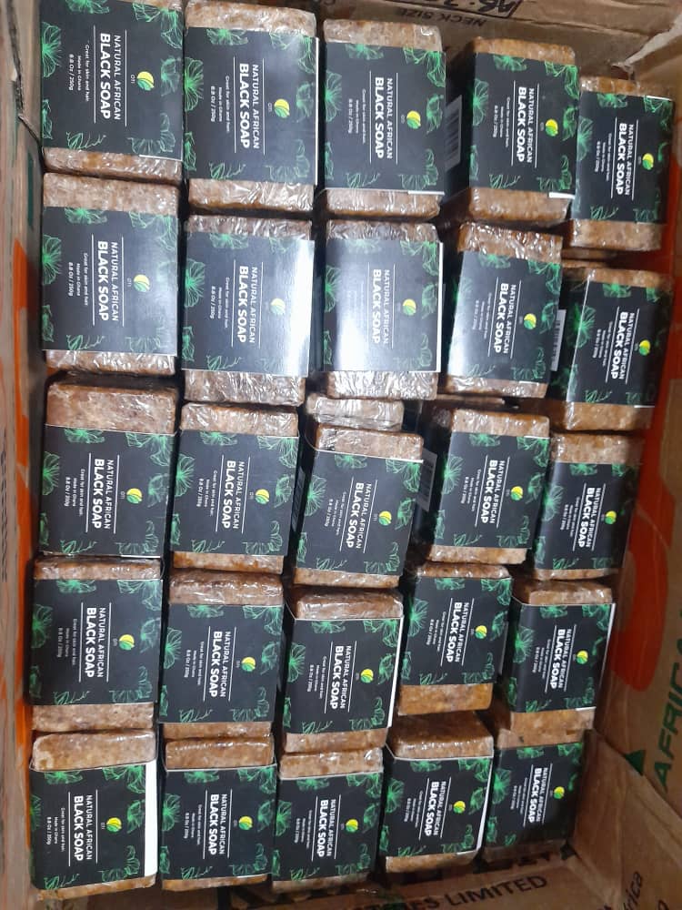 OTIGATI's tweet photo. #Ghana, each year, imports soaps and detergent products worth over $40 million. We are changing the narrative. @OTIGATI has an annual #export capacity of over one million bars of African #blackSoap, 100% #MadeInGhana.🙂 https://t.co/fjG3QoSYhw