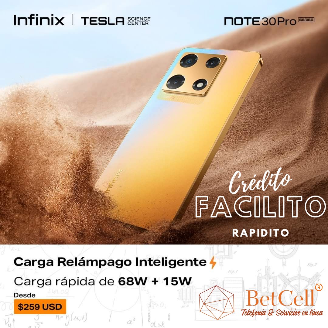 BetCellSA's tweet image. 🍊El Infinix Note 30 Pro está aquí para cambiar el juego. Con un potente procesador Helio G99, 256GB de ROM, y hasta 16GB de RAM, te ofrece un rendimiento inigualable🟠

#INFINIX #SerieNote #Note30Pro #FusiónDeTecnología #AllAroundFastCharge