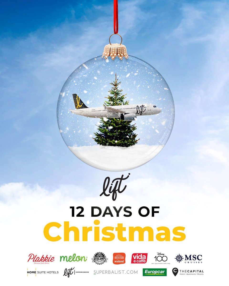Nope, that’s not Santa in the sky. It’s LIFT!  ✈️

This festive season, we’re giving away over ONE MILLION RAND in prizes to our travellers. 🎄 🎅

Simply fly with LIFT between 1 - 12 December 2023, and you could win your share of over R1 000 000 in prizes from LIFT and our