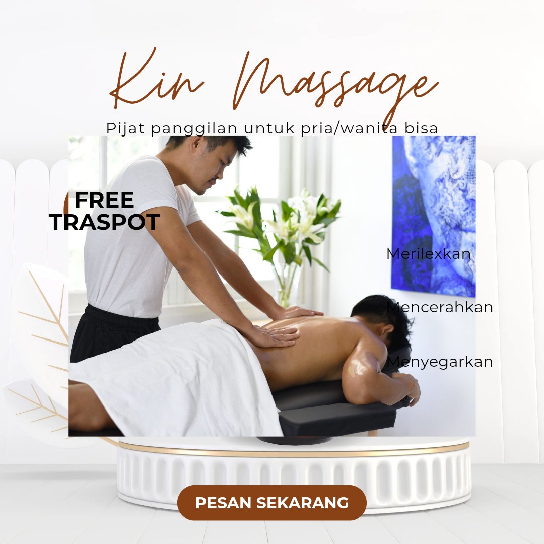 KinMassage's tweet photo. Terima Pijat Panggilan di seluruh { Kota Semarang } 😍
💆🏼‍♂️💆🏼‍♀️Melayani Pria dan Wanita.
⏰Buka Setiap hari
https://t.co/RepOBT85Ax

#pijat 
#pijatsemarang 
#pijatwanita https://t.co/sIXOUln6v4