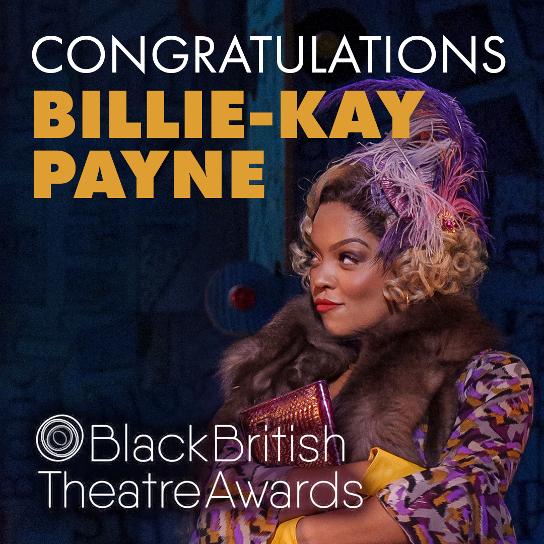 LEAPIN' LIZARDS! 🧩✨ Our Billie-Kay Payne won Best Female Supporting Actor in a Musical at last night's @TheBBTAs! CONGRATULATIONS! 🎉✨