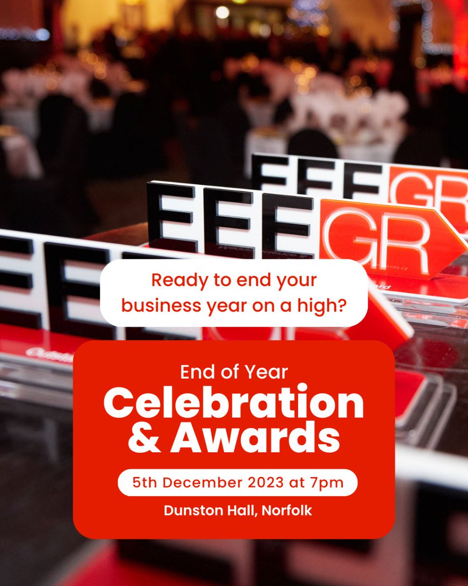 Join us for the 2023 EEEGR Awards Dinner and End of Year Celebrations! 🏆

This year’s black-tie event promises to be an unforgettable evening filled with awards, networking, fun and live music 🎵

Book your ticket today at eeegr.com/events/eeegr-a…

#EEEGR2023 #EnergyAwards
