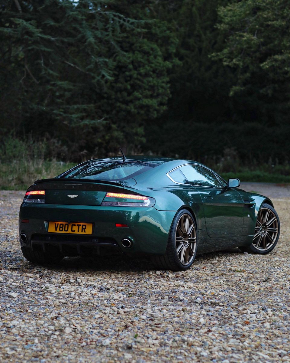Come on then, anyone out there fancy a garage change? I’m looking for a low mileage Defender 90 in green, 2.5 diesel or V8 to exchange for this beauty; Aston Martin Vantage V8 CTR.
