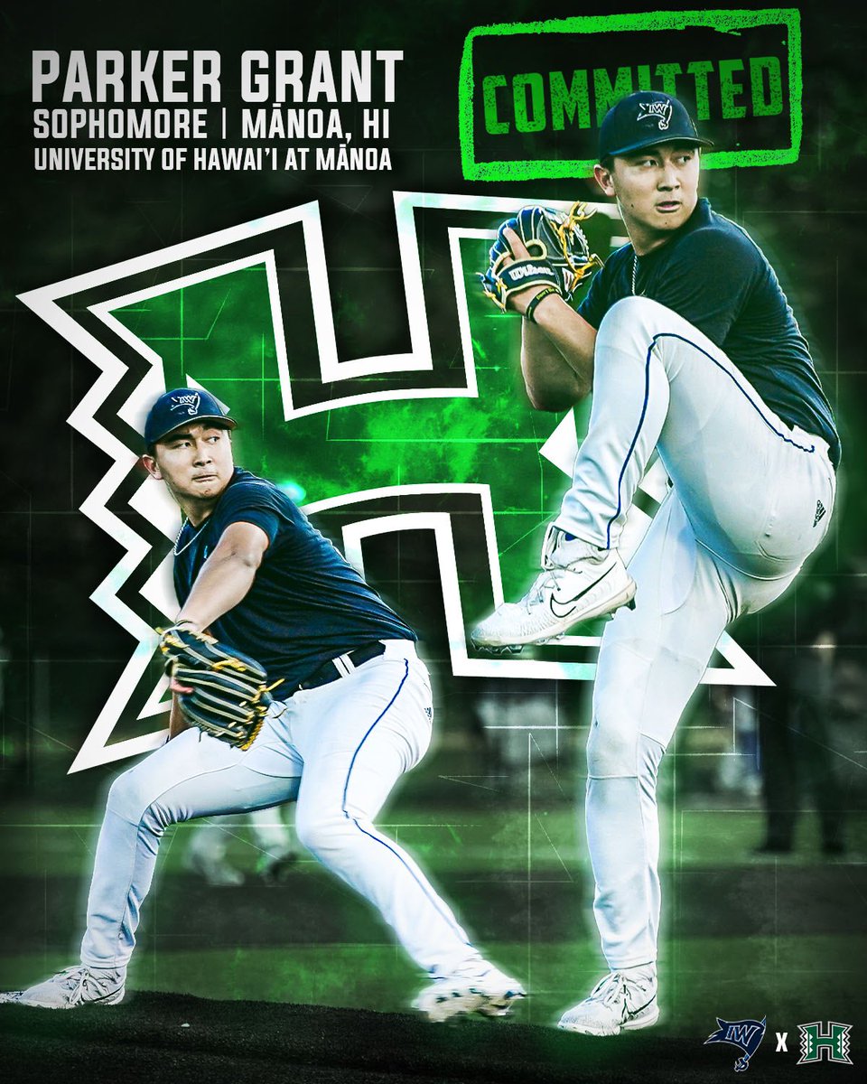 Iowa Western Reivers Baseball (@reiverbaseball) on Twitter photo Congratulations to Parker Grant (<a href="/ParkerGrant42/">Parker Grant</a> ) on his commitment to the University of Hawai’i!!!! The Rainbows are getting a good one!!!!
#ReiversMovingOn #SailsUp Congratulations to Parker Grant (<a href="/ParkerGrant42/">Parker Grant</a> ) on his commitment to the University of Hawai’i!!!! The Rainbows are getting a good one!!!!
#ReiversMovingOn #SailsUp