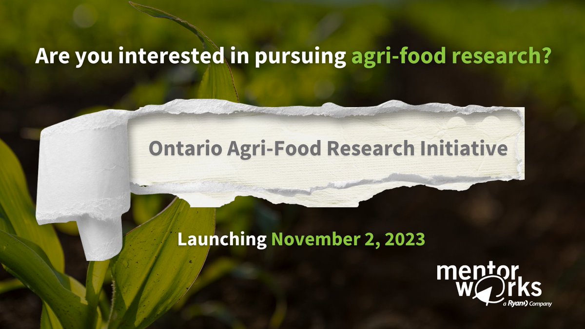 The #Ontario Agri-Food #Research Initiative (OAFRI) aims to promote new #technology, stimulate growth and competition, and allow for #expansion globally by funding agri-food research across organizations and projects. Get in touch with us to see if you’re eligible!