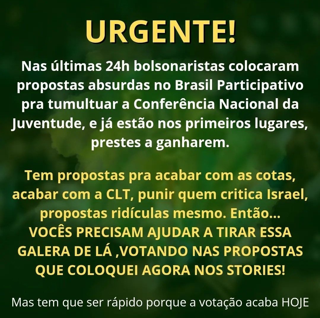 avidanocerrado's tweet image. ⚠️ Alerta! 

Ajude votando na nossa proposta de criação de uma Programa Nacional de Formação de Juventudes pela Proteção do Cerrado. Link abaixo: