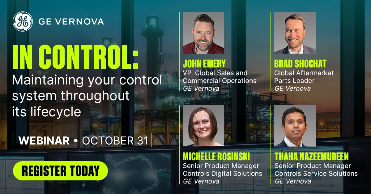 Don’t be haunted by a control system that isn’t performing at its best. Join our new #webinar this #Halloween to learn about how you can stay in control of your controls:
bit.ly/45JPsKb