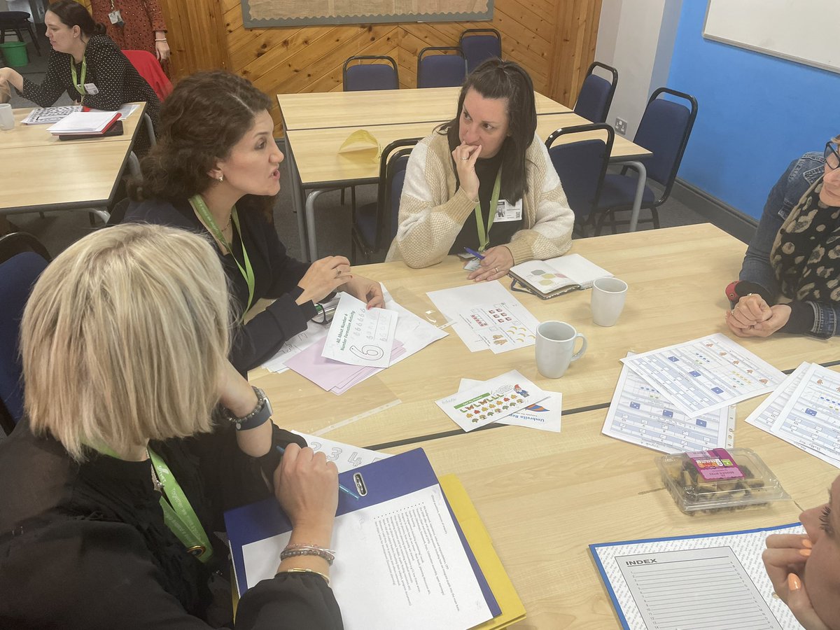 Fosse_TMET's tweet photo. It was wonderful to share with EYFS teams across @TMETrust today as staff shared maths and English to raise standards @Rowlatts_TMET @ThurnbyMead @knightontmet @AbbeyMead_TMET @WillowbrookTMET @NorthMead_TMET #collaboration https://t.co/4TjbBy72z9