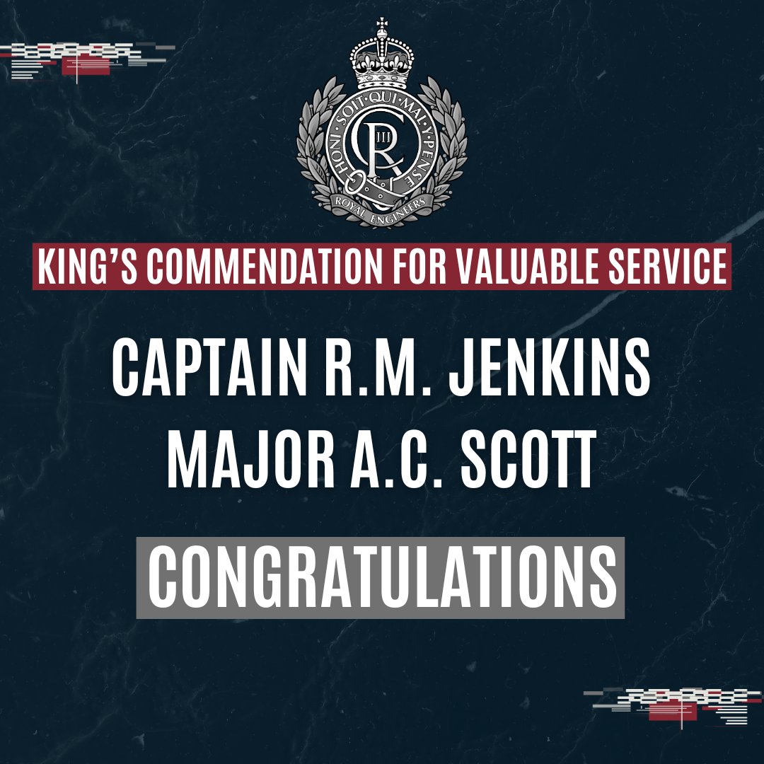 Proud_Sappers's tweet image. The full list of Operational Honours and Awards List for October 2023 has been released, and we are honoured to congratulate those in our #SapperFamily who where commended for their hard work and dedication to the Armed Forces! 👏💪

#Award #Commendation #Ubique