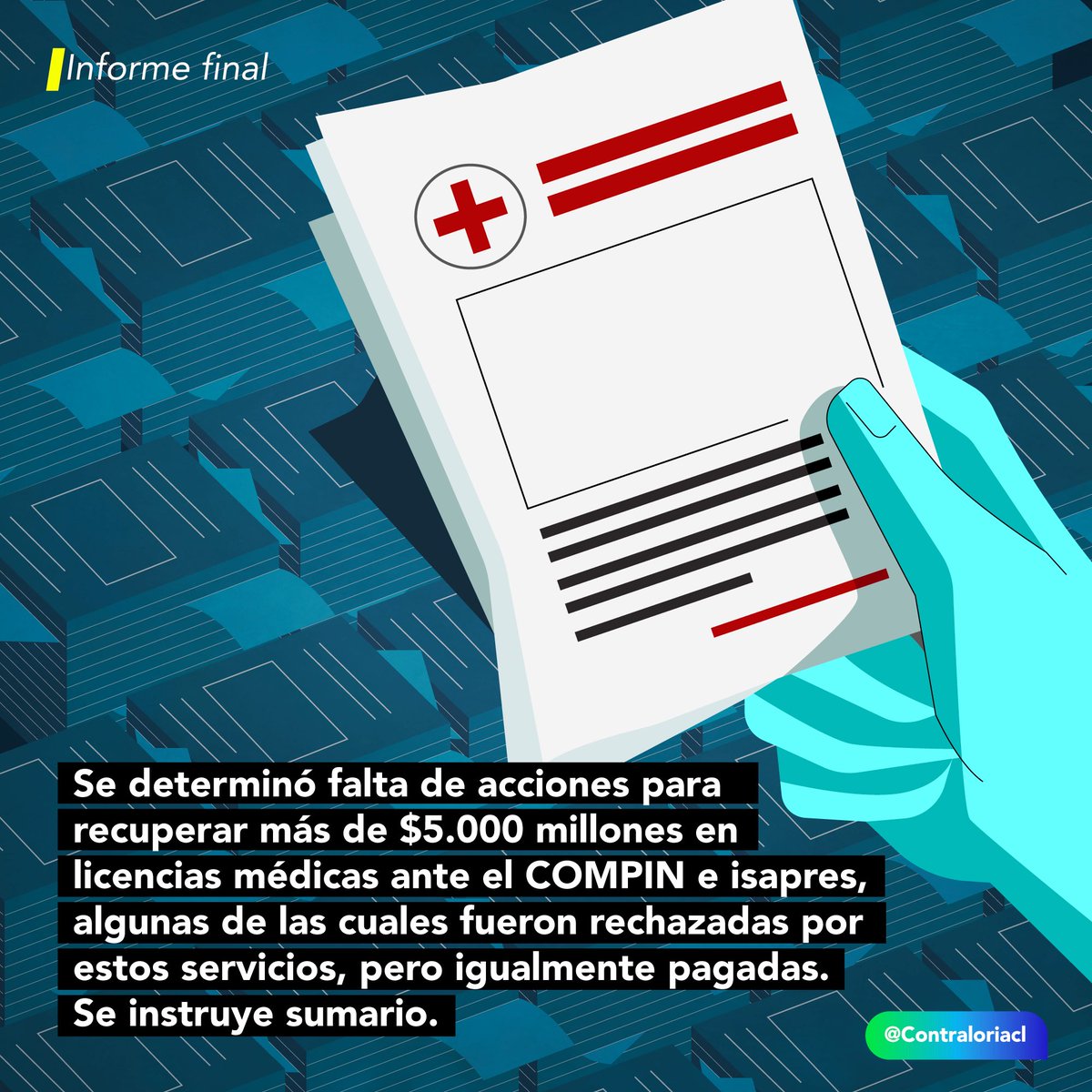 🔴Esta auditoría se enfocó en el período enero de 2021 a diciembre de 2022 y tiene como objetivo principal verificar que el Servicio Local de Educación Pública Atacama administre adecuadamente los ingresos relacionados con la recuperación de reembolsos de licencias médicas.

👉El