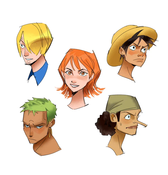 drew some strawhats argggh :]