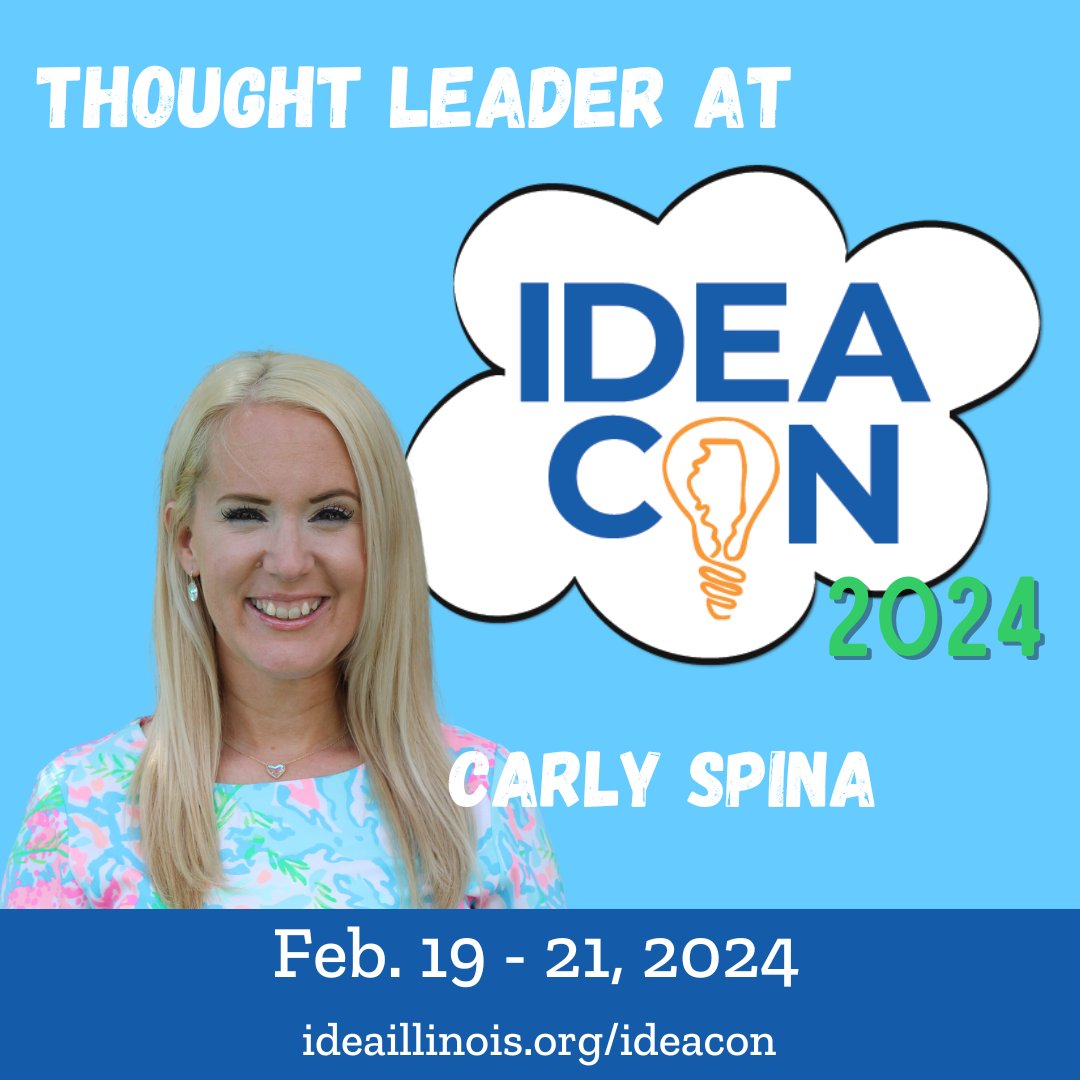 This #IDEAcon 2024 Thought Leader has 17 years experience in Multilingual Ed, including as an EL teacher, a 3rd grade bilingual classroom teacher, and a district-wide Multilingual Edu Coach. We're thrilled to have @MrsSpinasClass in the #IDEAil family! ideaillinois.org/ideacon