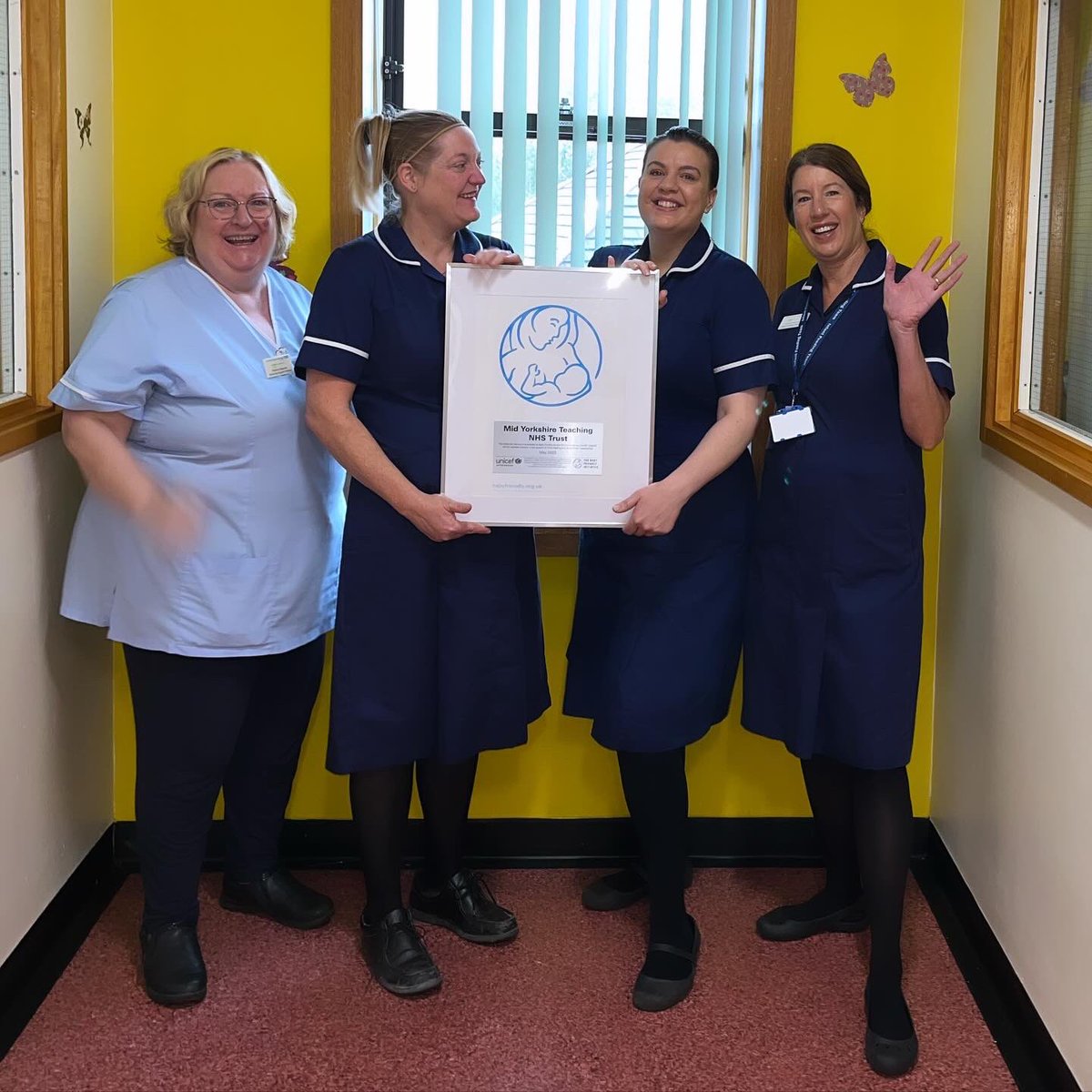 The plaques have arrived 🎉 So thankful for the team I work with and what we achieve, supporting parents and babies #UNICEF #babyfriendly #MYmaterity #MYhospital #infantfeeding