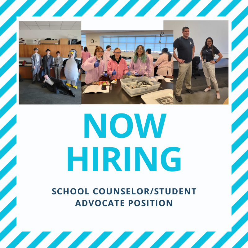 Come work at one of the best schools in the state! We are looking for a 10th grade counselor/student advocate to start immediately. More details here: k12jobspot.com/job/4248428