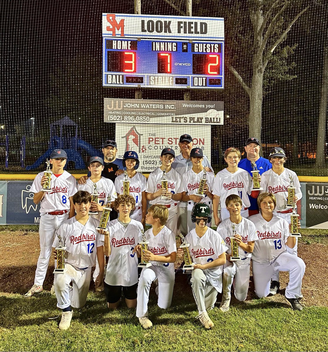 Congratulations to the Redbirds on winning the postseason majors championship that ended with a walk off home run by Andrew Eickler in bottom of 7th inning!