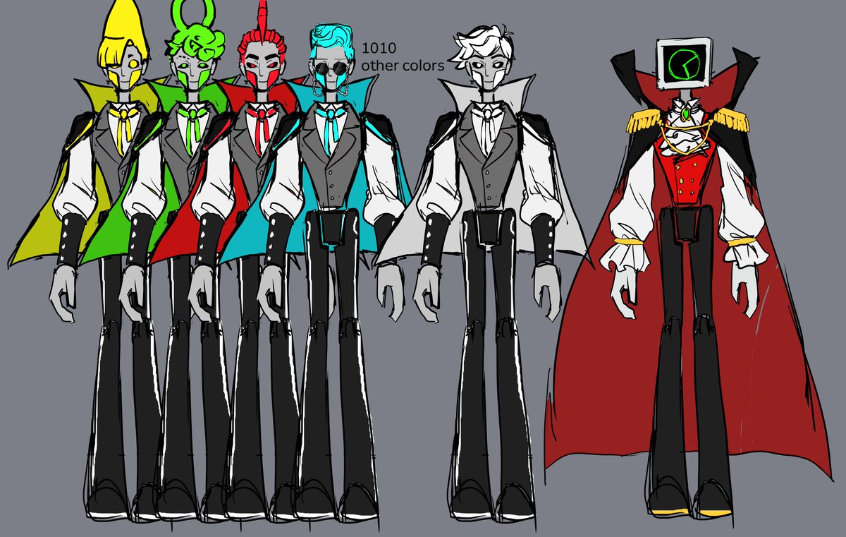 lightnya12's tweet image. 해피 할로윈!🎃 할로윈 기념으로 그동안 친구랑 같이 디자인했던 뱀파이어 네온제이(+1010)랑 그림 리퍼 슈퍼노바를 올려봐요~
디자인에 맞춰 생각해둔 배경설정들도 밑에 타래에 적어놨습니다.

디자인: @HFN_72

#NoStraightRoads #NSR #NSR1010 #NeonJ #DJSubatomicSupernova #HappyHalloween