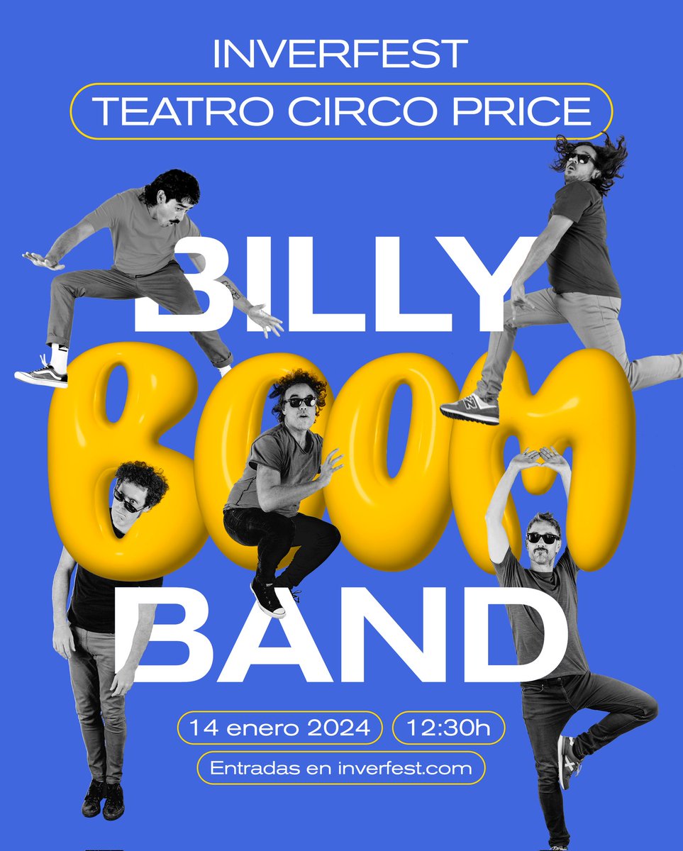 El 14 de enero presentamos nuevo disco - "Desobediente" - en <a href="/Inverfest/">Inverfest</a> , Madrid. Muchas ganas de volver al <a href="/circoprice/">Teatro Circo Price</a> 💙💛 Entradas en inverfest.com