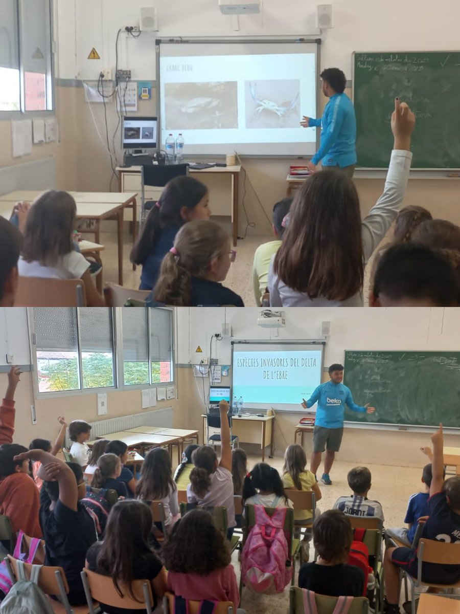 Xerrada exalumne nostre, Jofre Mulet Mola estudiant de C FGS aqüicultura, ens ha parlat de les espècies invasores.