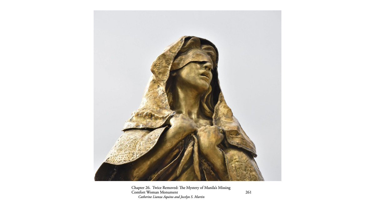 my very 1st published research chapter on the double disappearance of manila's comfort woman statue is now out and citable in De-Commemoration: Removing Statues and Renaming Places” by Berghahn Books (English) and Fayard (French)! 🌺twitter.com/cat_aquino/sta…