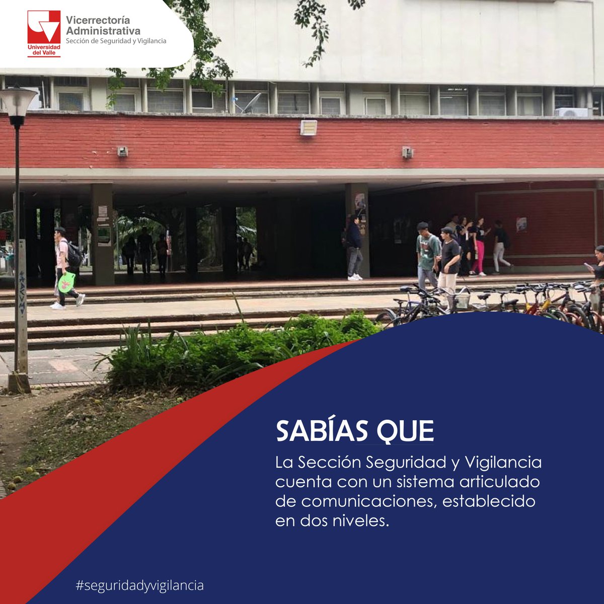 sunivalle's tweet photo. La Sección de  Seguridad y Vigilancia reconoce la importancia de tener un sistema de  comunicaciones articulado tanto con las dependencias internas de la  universidad, como con las Entidades Gubernamentales y organizaciones que  brindan apoyo. 

#seguridadyvigilanciaUV #univalle https://t.co/lBHTbi0MWB
