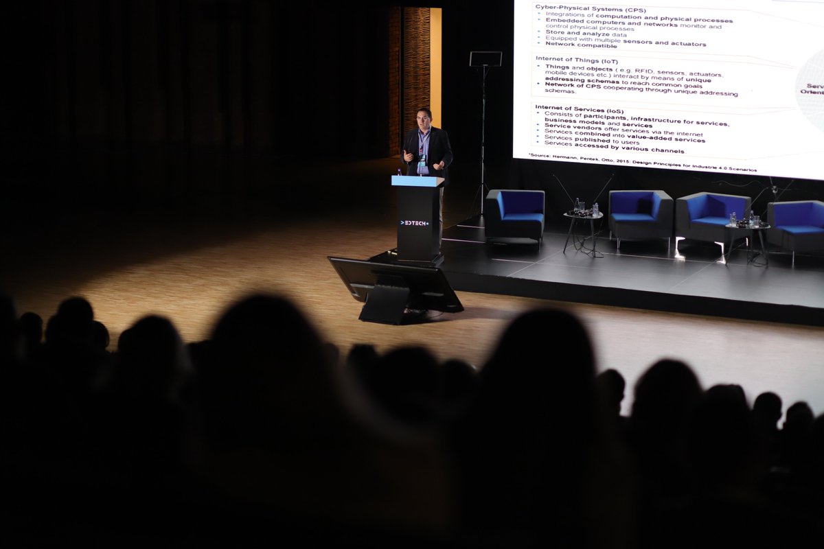 UBTEducation's tweet image. UBT&apos;s Rector, Prof. Dr. Edmond Hajrizi, spoke at the #EdTech2023 Conference, discussing innovative ideas on AR and VR technologies transforming traditional classrooms into engaging learning environments.