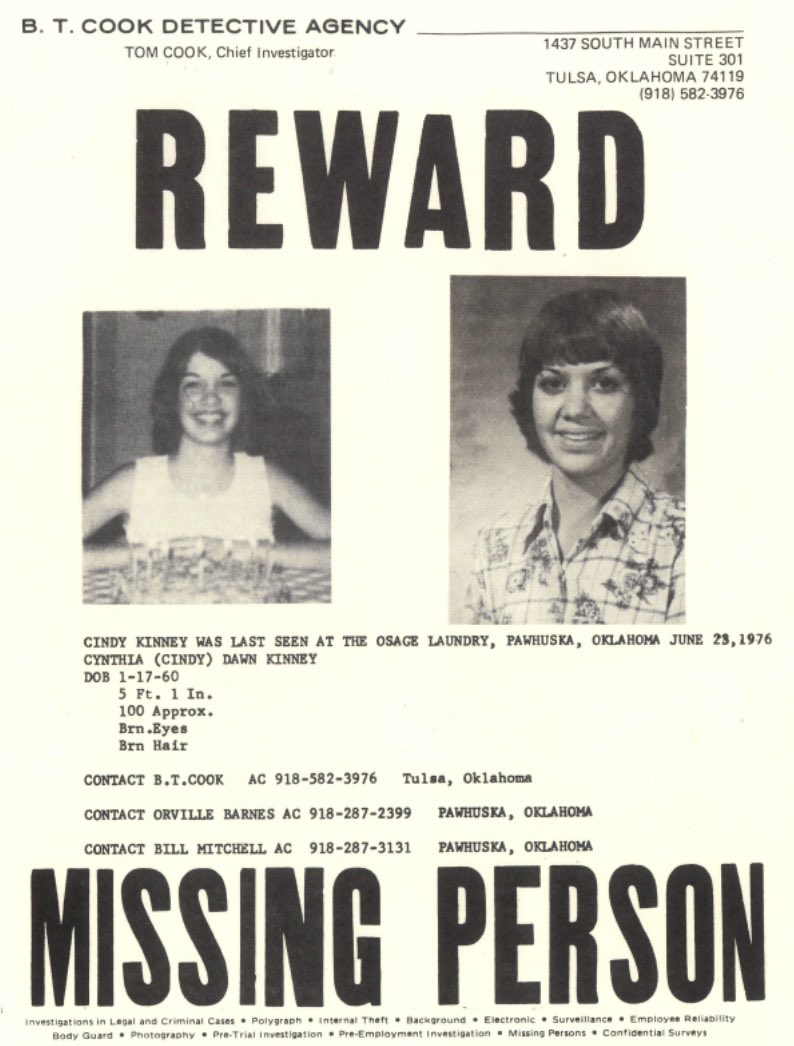 #MissingMonday #BringCynthiaKinneyHome #PawhuskaOklahoma #MissingPersonOklahoma