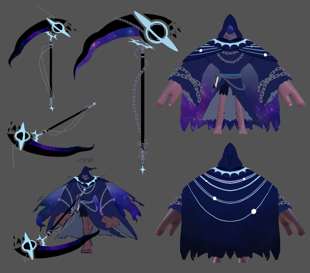 lightnya12's tweet image. 해피 할로윈!🎃 할로윈 기념으로 그동안 친구랑 같이 디자인했던 뱀파이어 네온제이(+1010)랑 그림 리퍼 슈퍼노바를 올려봐요~
디자인에 맞춰 생각해둔 배경설정들도 밑에 타래에 적어놨습니다.

디자인: @HFN_72

#NoStraightRoads #NSR #NSR1010 #NeonJ #DJSubatomicSupernova #HappyHalloween