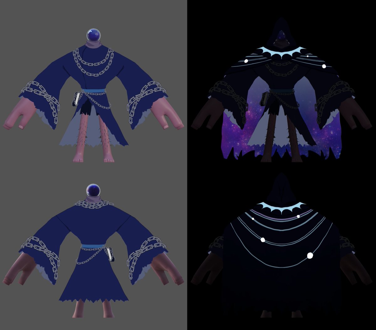 lightnya12's tweet image. 해피 할로윈!🎃 할로윈 기념으로 그동안 친구랑 같이 디자인했던 뱀파이어 네온제이(+1010)랑 그림 리퍼 슈퍼노바를 올려봐요~
디자인에 맞춰 생각해둔 배경설정들도 밑에 타래에 적어놨습니다.

디자인: @HFN_72

#NoStraightRoads #NSR #NSR1010 #NeonJ #DJSubatomicSupernova #HappyHalloween