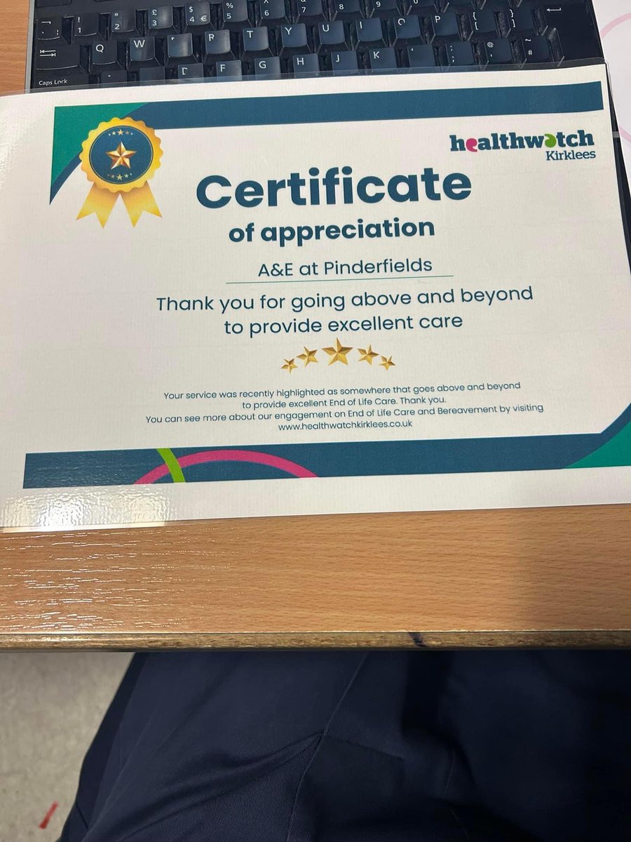 What a great way to start the week. Very well done to our EM team. 👏 @LucyBeeley @jackie_thompson @myttacd @MidYorkshireNHS