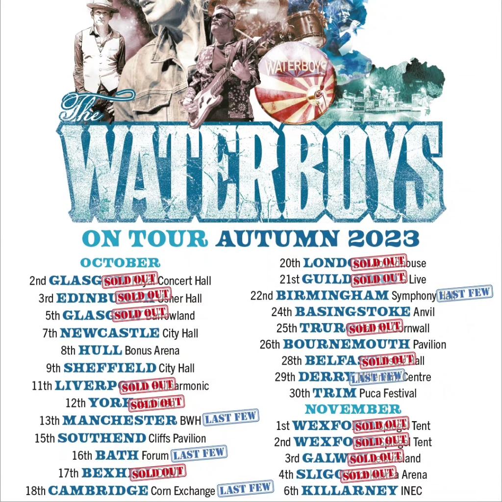Epic Thanks to the @WaterboysMusic fans of Derry for the LOVE you sent back to us onstage last night!
See you all in Trim tonight!
Only a handful of tickets left for the last show of the Tour in Killarney!
xXx!
Bro p
(Photos -Sally Greenberg)
#waterboys #wheretheactionis #keytar