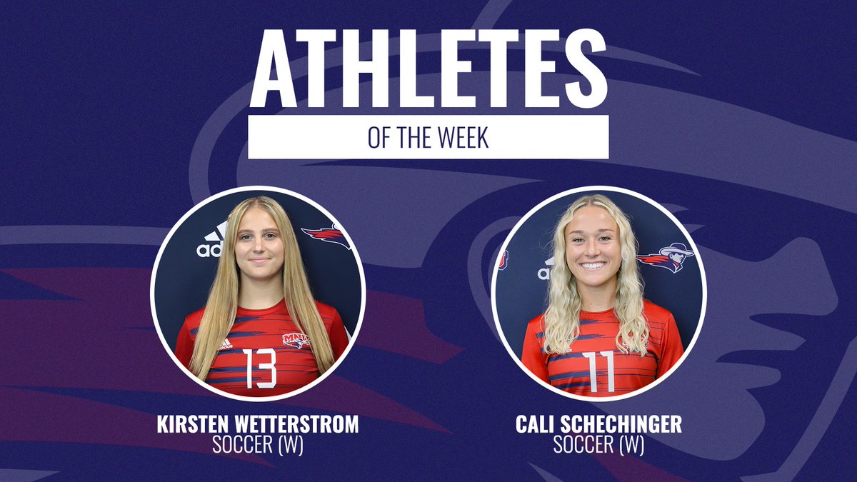 ⚽️ Congrats Kirsten Wetterstrom and Cali Schechinger, the latest Pioneers of the Week! #FearTheNeer