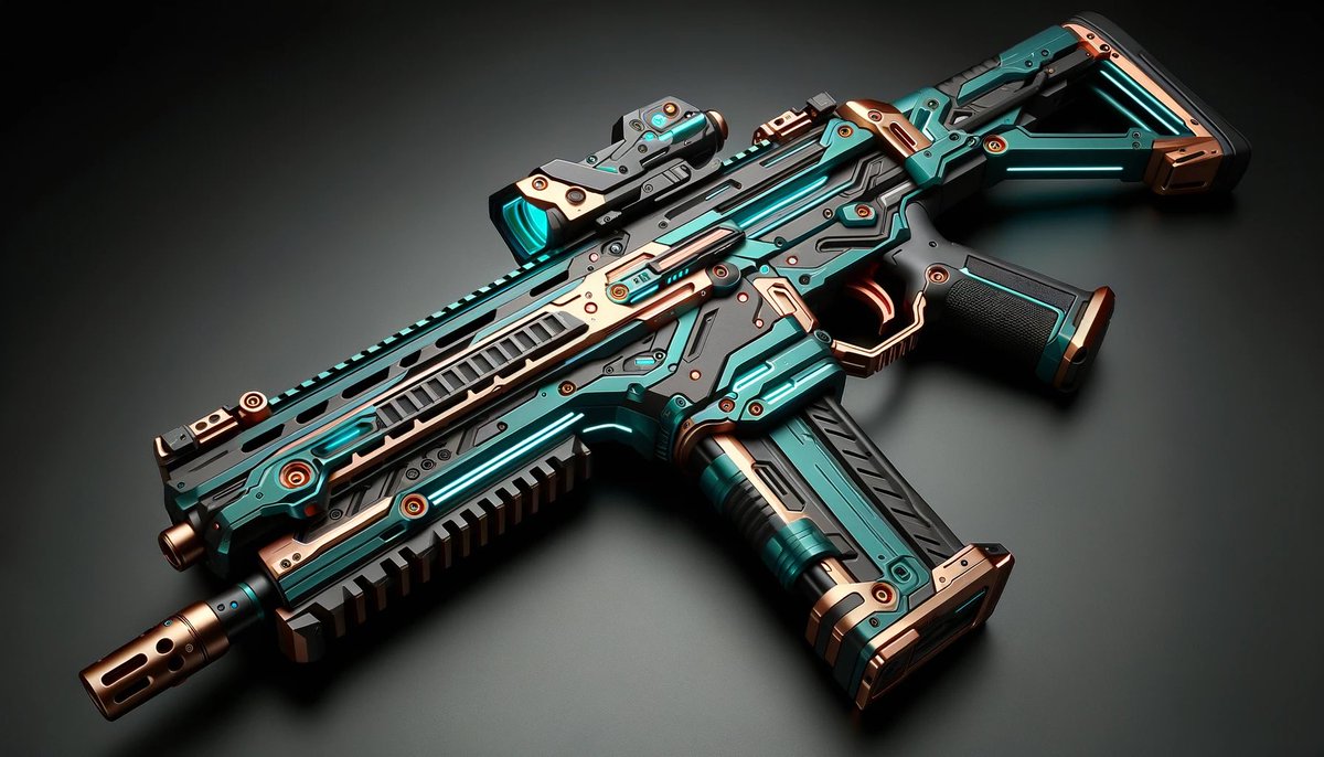 🛠️ Sneak peek at our weapon in development! Check out this futuristic design and imagine your next battle. Can’t wait for the final version! #GameDev #BCG #P2E #FPS #CyberBattle #UnrealEngine5 #NextGenGaming #WeaponDevelopment