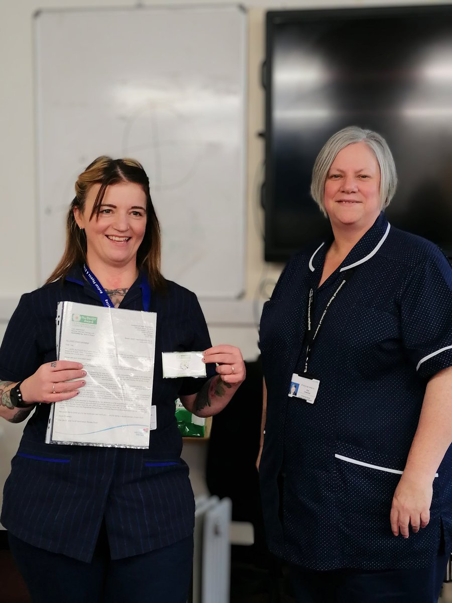 Liz Crees 💙 (@liz_crees) on Twitter photo Congratulations to Lisa Leatherland from the Medical Devices Training Team <a href="/nottmhospitals/">Nottingham University Hospitals</a> on her nomination for a Daisy Award. Lisa went above & beyond in training a family to use a bespoke device for their son's use at home. @ClinSupportNUH <a href="/suechisholm01/">Sue Chisholm 💙</a> <a href="/NUHNursing/">NUH Nursing</a> @TeamNUH Congratulations to Lisa Leatherland from the Medical Devices Training Team <a href="/nottmhospitals/">Nottingham University Hospitals</a> on her nomination for a Daisy Award. Lisa went above & beyond in training a family to use a bespoke device for their son's use at home. @ClinSupportNUH <a href="/suechisholm01/">Sue Chisholm 💙</a> <a href="/NUHNursing/">NUH Nursing</a> @TeamNUH