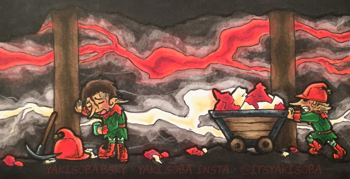 itsyakisoba's tweet photo. Day 30: Candy Cane Quarry
#artsysoba
#botober
#botober2023 https://t.co/guVq8ynbMK