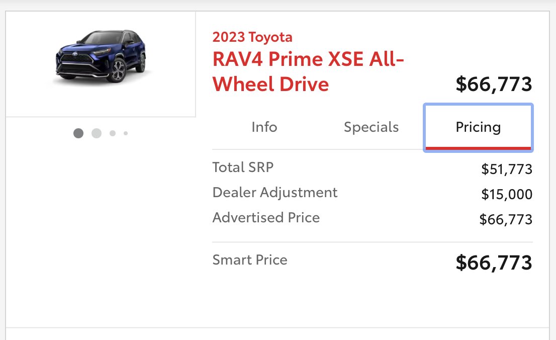 Hey <a href="/GuyDealership/">Car Dealership Guy</a> - <a href="/ChicagoNsideToy/">Chicago Northside Toyota</a> seems to have taken 'Dealer Adjustments' to a new level...