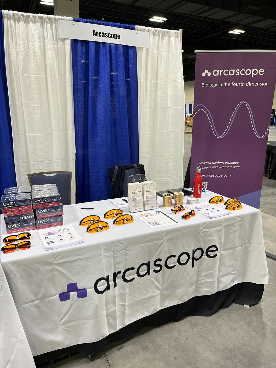 arcascope's tweet photo. We're thrilled to be a part of the Lifestyle Medicine Conference 2023 (#ACLifemed) right here in Denver, CO. From groundbreaking research to transformative ideas, we're here to soak up all the knowledge and innovation this conference offers. Stop by our booth and say hello! https://t.co/nMT0nUsZnh