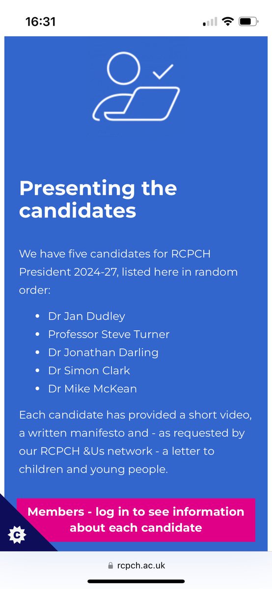 Jan Dudley is running for RCPCH president! Let’s make this happen team BAPN. Get your votes in- closing date 11th December rcpch.ac.uk/membership/pre…