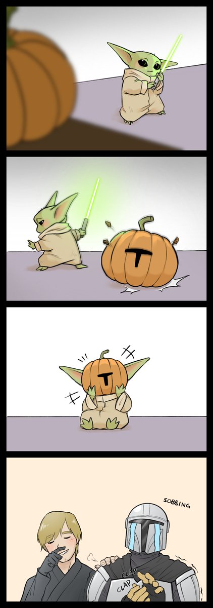 Halloween!
#grogu 
#dinluke / #lukedin