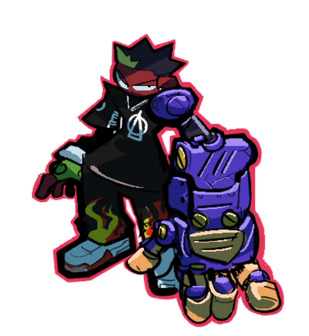 NEGATIVO character design! . . . #characterdesign #characterart
