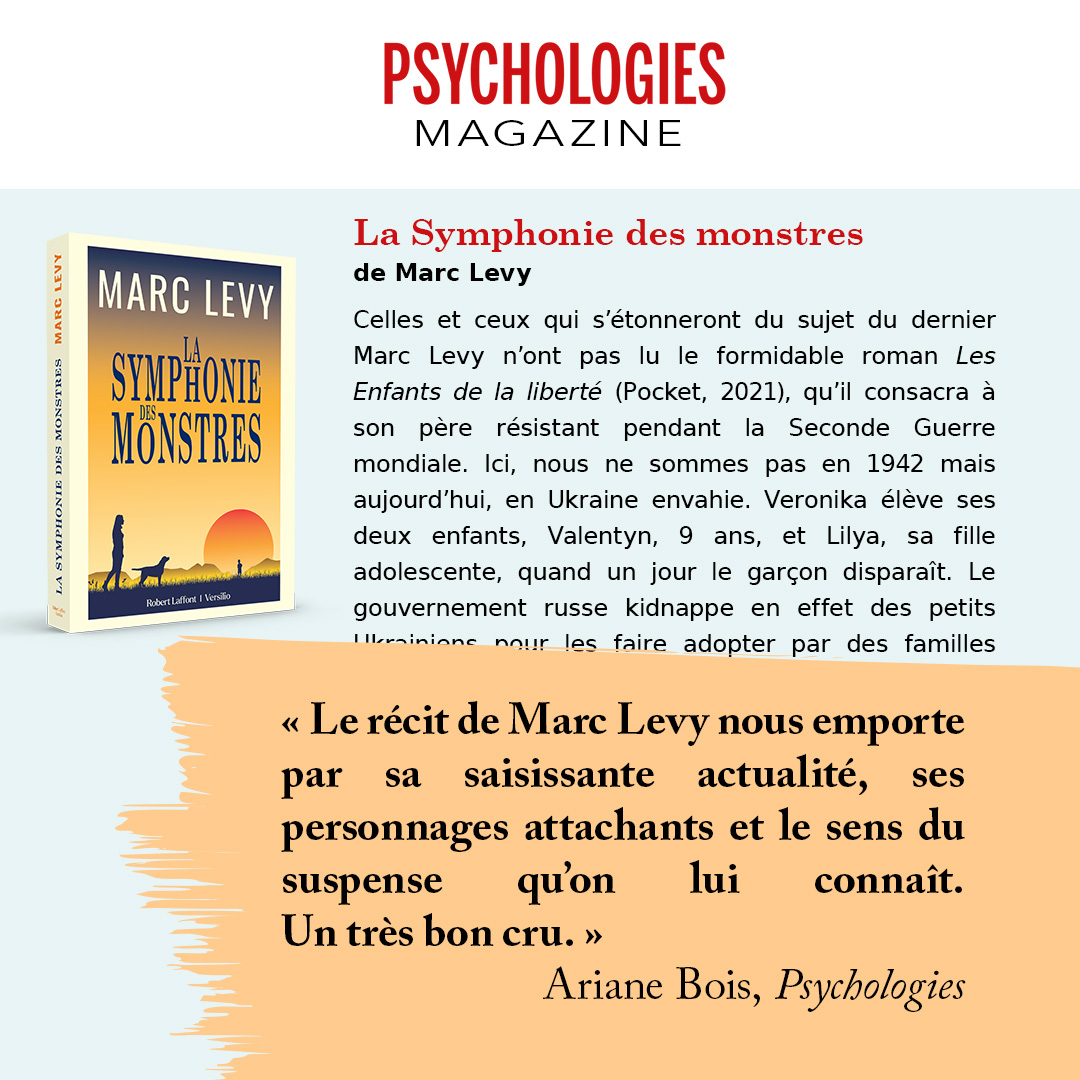Marc Levy  site officiel - La Symphonie des monstres- Le nouveau roman en  librairie, le 17 octobre