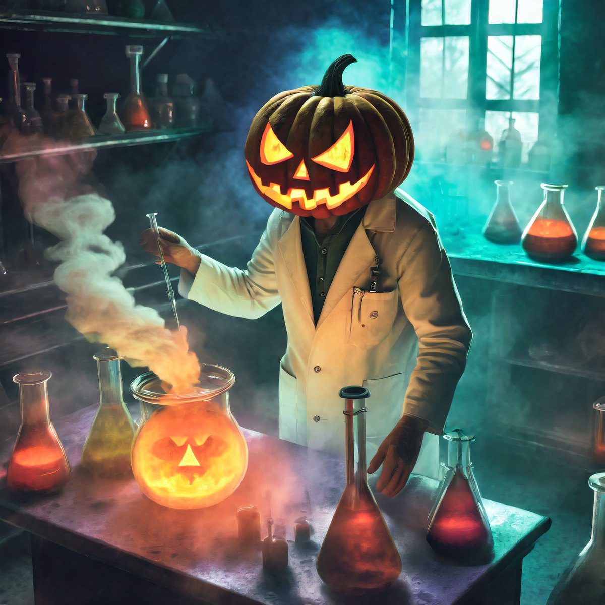 Chemists don't need to wait for #Halloween to experiment with potions 🧪. They make magic every day of the year 🎃. 

#HappyHalloween