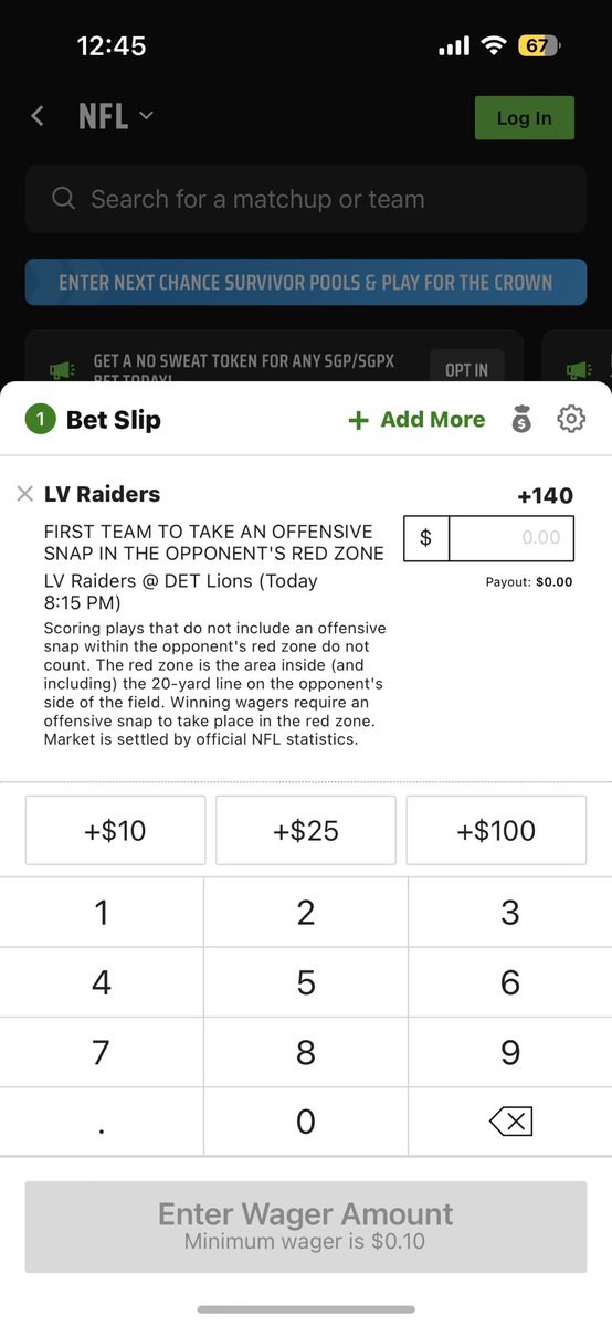ThePromoguy123's tweet image. Draftkings 50% red zone boost: