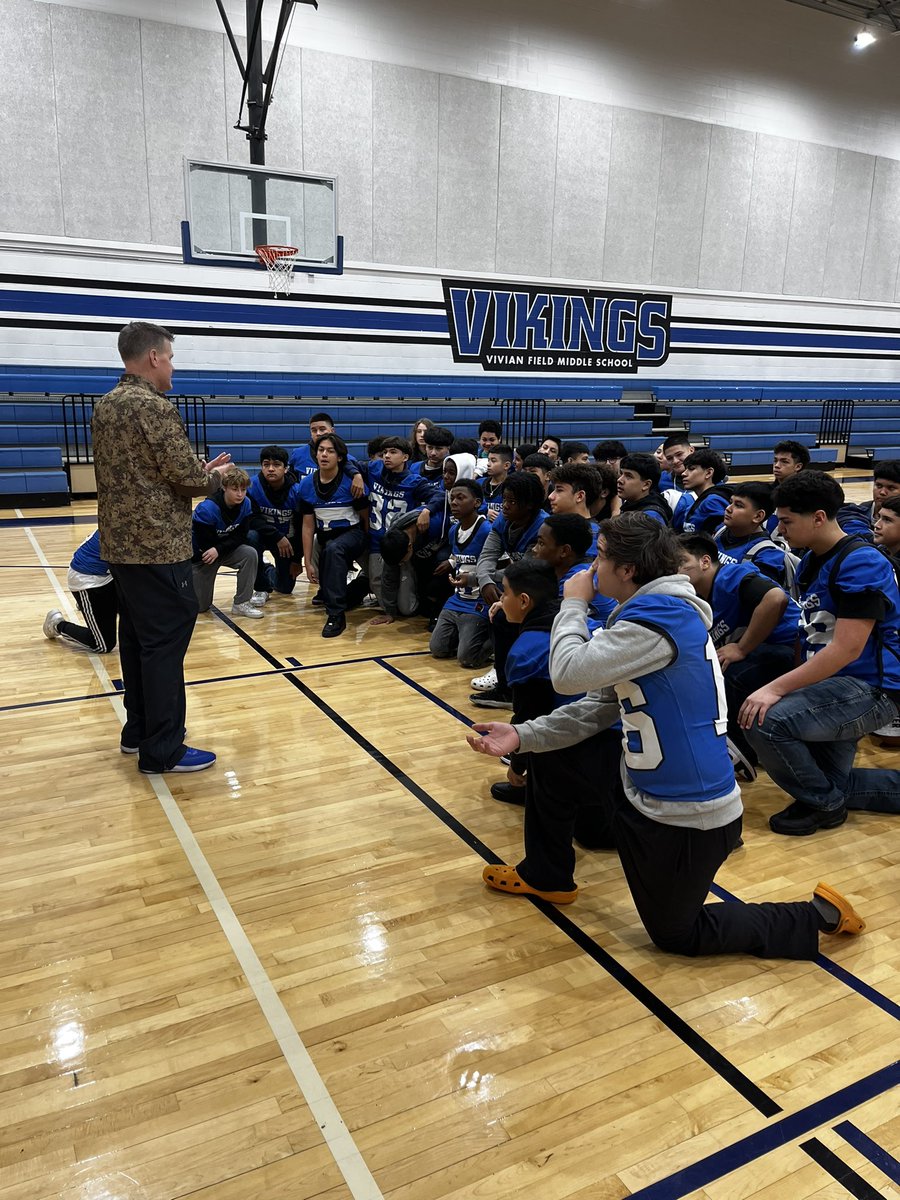 We READY!!! #rowtheboat #fearlessfamily <a href="/CFBISD/">Carrollton-Farmers Branch ISD</a> <a href="/CFBathletics/">CFB Athletics</a> <a href="/RLT_Football/">RLT FOOTBALL</a> <a href="/vivianfieldms/">Vivian Field Middle School</a> <a href="/RamirezCoach/">Michael Ramirez</a> <a href="/PutterRenee/">Renee Putter</a>