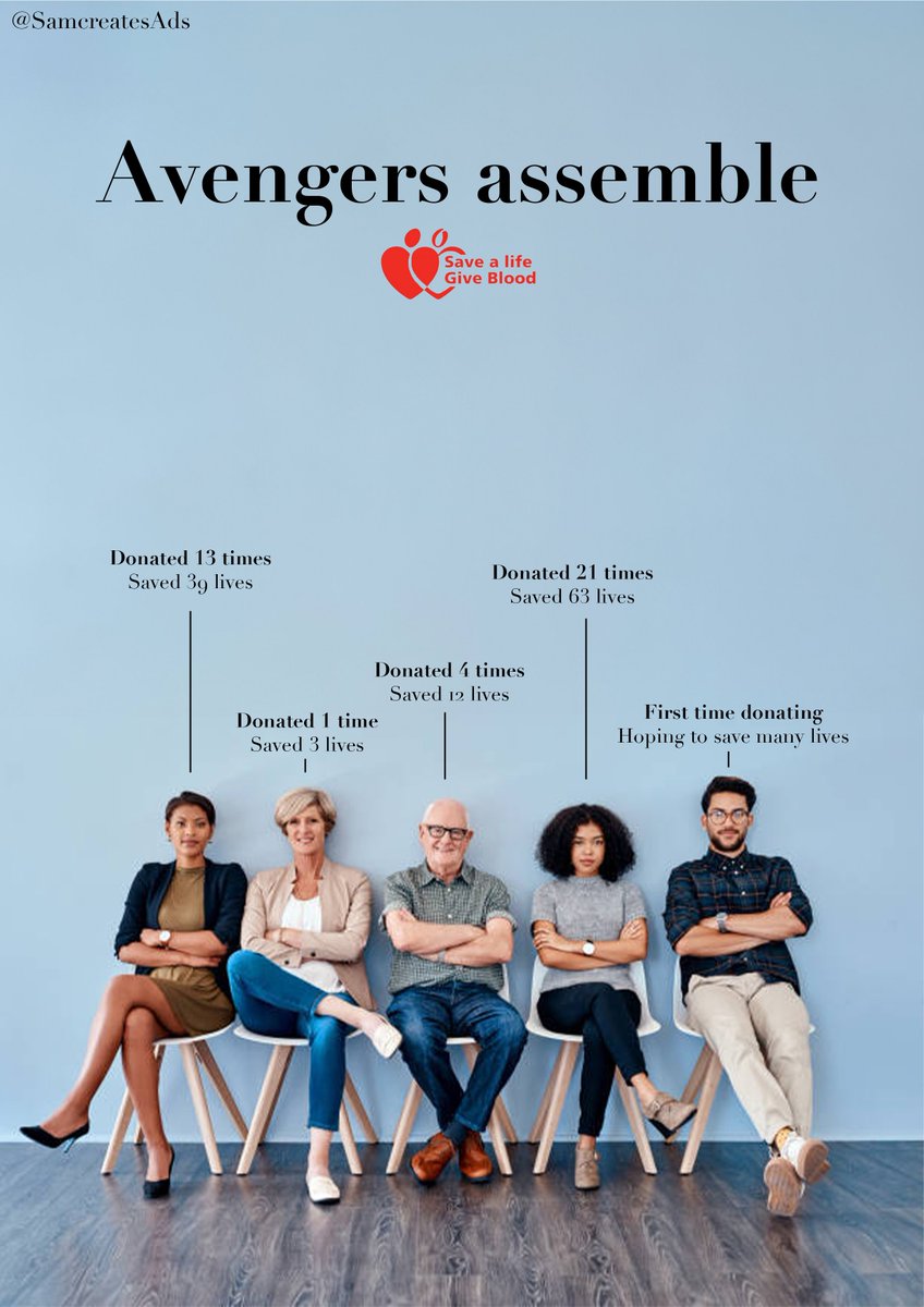 Avengers Assemble <a href="/OneMinuteBriefs/">One Minute Briefs ⏱️</a> Create posters to promote #BloodDonations 🩸🆎
