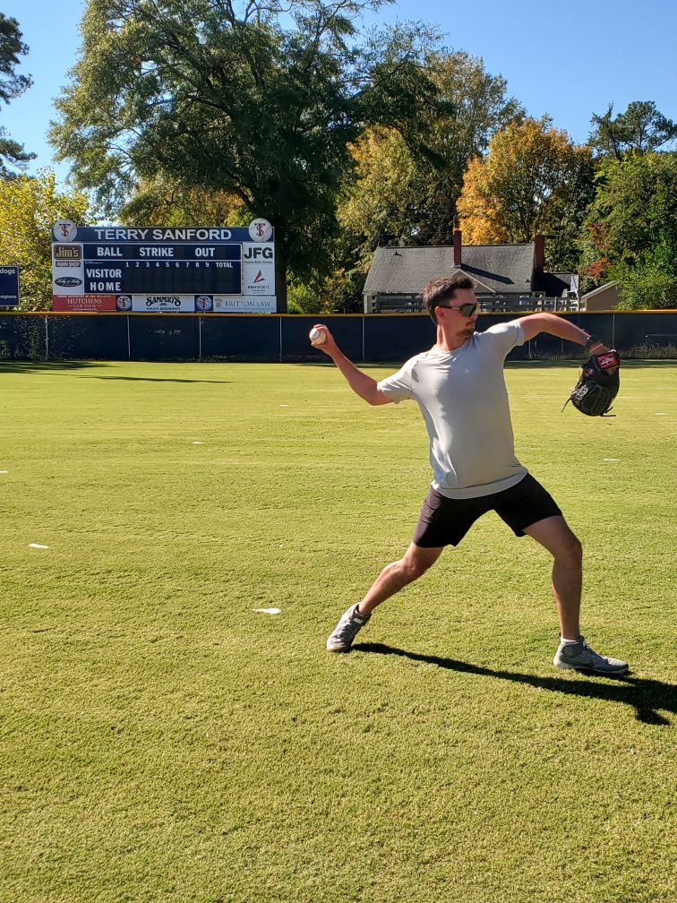 Man,
It was awesome to have this DUDE back on campus today. Day 1 of throwing in the books buddy!!! Just the beginning. Austin Warren is the only player in the 109+ year history of our school to have his High School Jersey number retired!!!!
