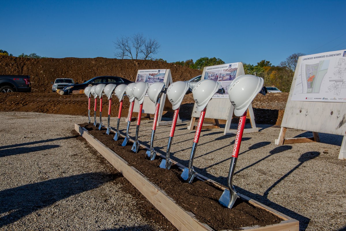A big thank you to all who joined us at the groundbreaking ceremony on this chilly morning, marking the start of a new chapter as we bring together the Lakewood &amp; Winnwood school communities. We've set the stage for an amazing new learning space to welcome students in Aug. 2025!