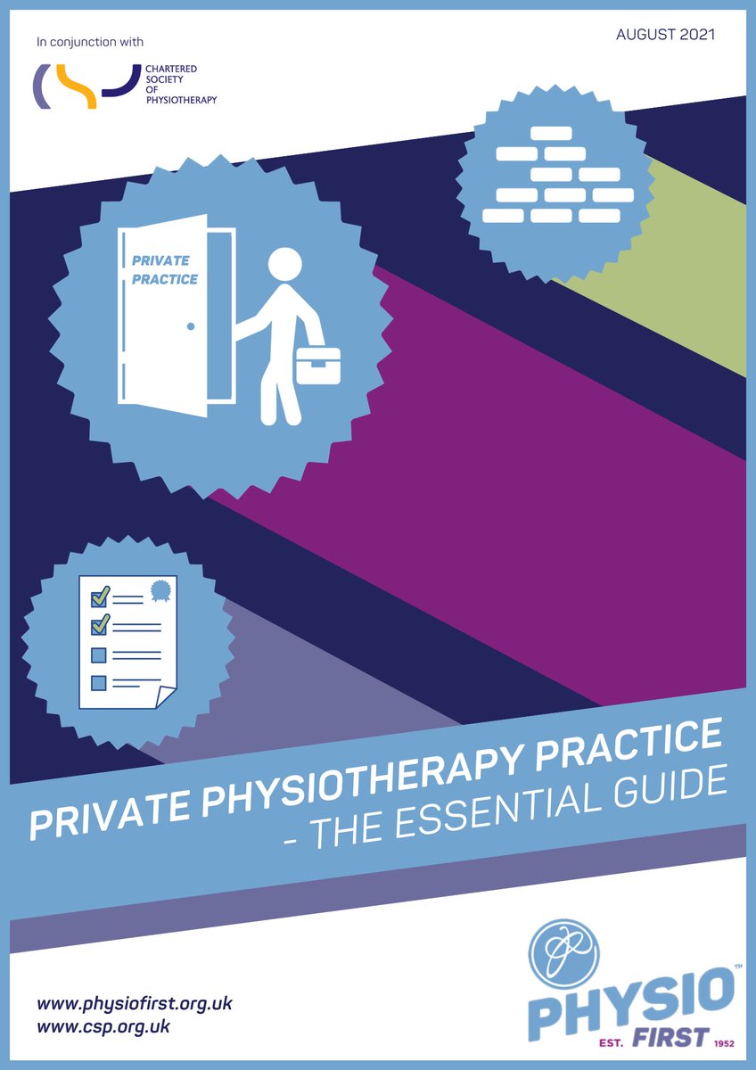 Our free ebooklet, produced by PF &amp; <a href="/thecsp/">Chartered Society of Physiotherapy (CSP)</a> includes everything you need to know about setting up and running a successful private practice

Non-members can access the guide by subscribing to our mailing list✉️

Find out more: ow.ly/fx7850Q2gll