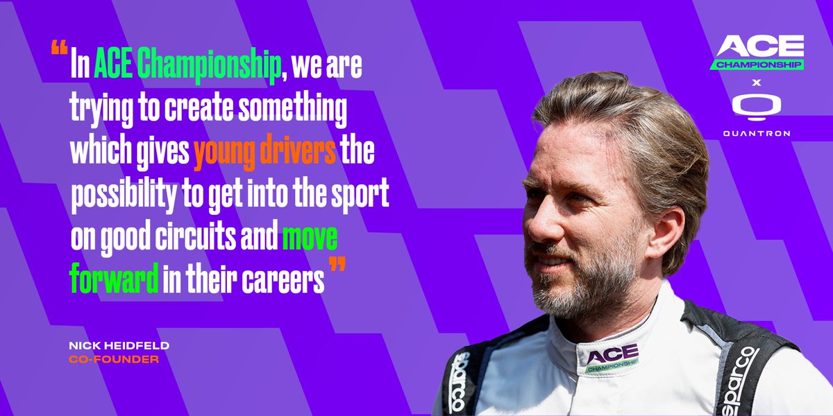 acelevelup's tweet photo. Nick Heidfeld shared his thoughts on how ACE Championship can help shape the future of motorsport.
#ACEChampionship #ACELevelUp https://t.co/75M17Q6LTK